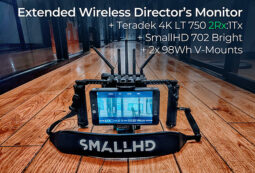 Extended Wireless Director’s Monitor: Teradek 4K LT 750 (2Rx+1Tx) + SmallHD 702