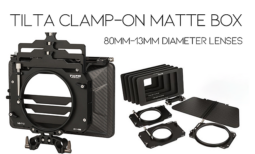 Tilta MB-T12 3-Stage 4×5.65″ Clamp-On Carbon Matte Box for 80-134mm diameters